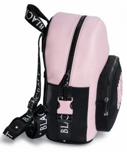 IDS Pink Staple Logo - Color Block Backpack Bags / Wallets