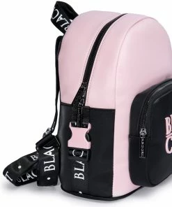 IDS Pink Staple Logo - Color Block Backpack Bags / Wallets