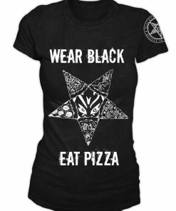 Blackcraft Cult Womens Wear Black Eat Pizza - Women's Tee 8 Blackcraft Cult Womens Wear Black Eat Pizza - Women's Tee