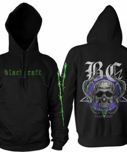Blackcraft Cult Snake Skull - Hooded Pullover Sweater Mens 9 Blackcraft Cult Snake Skull - Hooded Pullover Sweater Mens