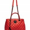 IDS Believe In Yourself - Red Quilted Satchel