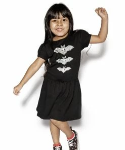 Blackcraft Cult Kids Release The Bats - Baby / Toddler Dress 8 Blackcraft Cult Kids Release The Bats - Baby / Toddler Dress