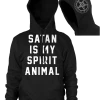 Blackcraft Cult Mens Satan Is My Spirit Animal - Hooded Pullover Sweater