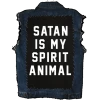 Blackcraft Cult Accessories Satan Is My Spirit Animal- Back Patch