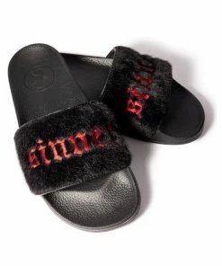 HK East Sinner Faux Fur - Premium Pool Slides
