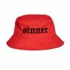 Reach Accessories Sinner - Red Bucket Hat