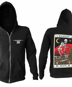 Blackcraft Cult Death Tarot - Zip Up Hoodie Mens