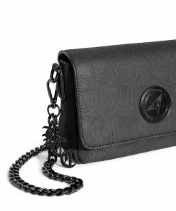 IDS Bags / Wallets Dark Floral - Embossed Crossbody