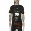 Blackcraft Cult Mens Spirits Of The Dead Bleach Wash- Unisex Tall Tee