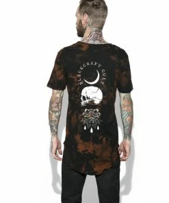 Blackcraft Cult Mens Spirits Of The Dead Bleach Wash- Unisex Tall Tee