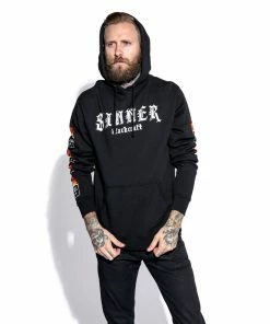Blackcraft Cult Mens Sinner - Hooded Pullover Sweater